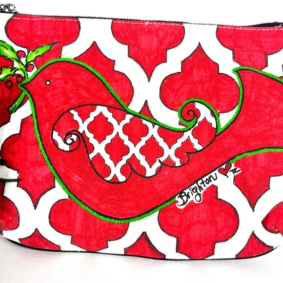 Brighton canvas holiday “Love Dove” crossbody bag - Picture 2 of 4